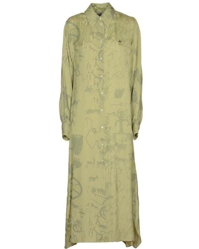 Vivienne Westwood Shirt Dresses - Green