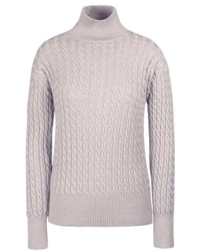 Moorer Delicato maglione in cashmere con ampio collo alto - Rosa