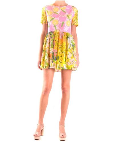 Boutique Moschino Short Dresses - Yellow
