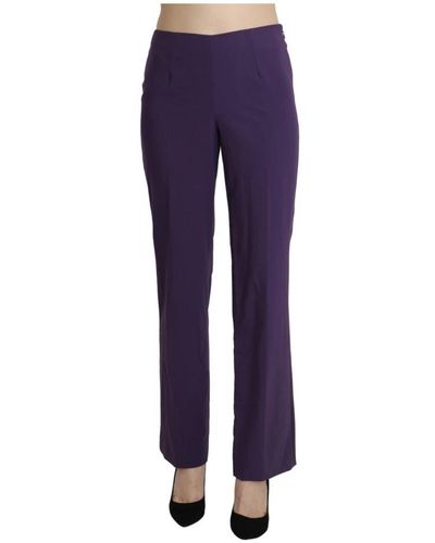 Bencivenga Straight Trousers - Purple