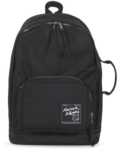 Maison Kitsuné Bags > backpacks - Noir
