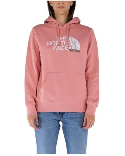 The North Face Hoodies - Red