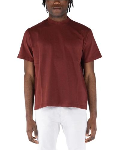 Covert T-shirt girocollo - Rosso