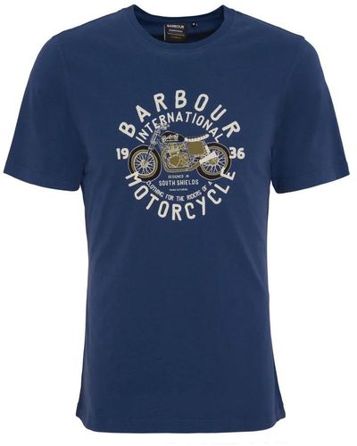 Barbour T-Shirts - Blue