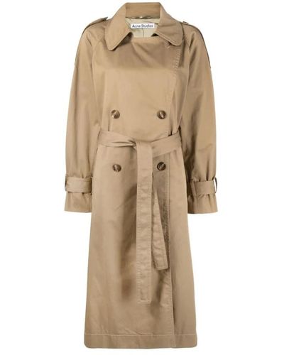 Acne Studios Coats > trench coats - Neutre
