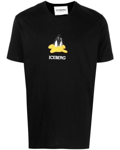 Iceberg T-shirts and polos black - Nero