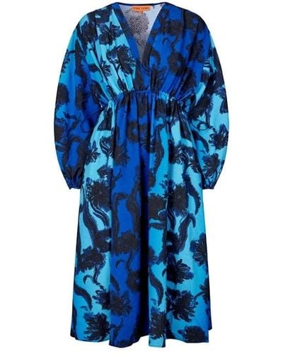 Stine Goya Midi Dresses - Blue