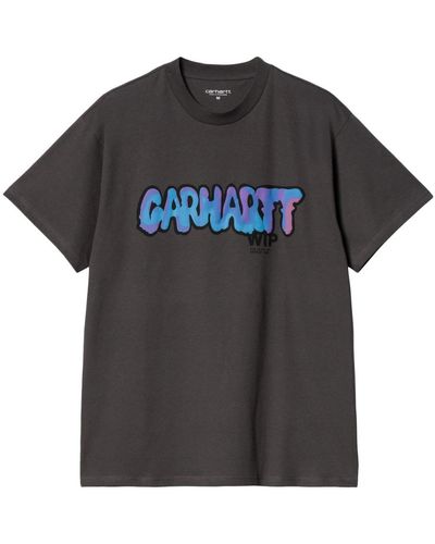 Carhartt Schwarzes drip t-shirt loose fit kurzarm