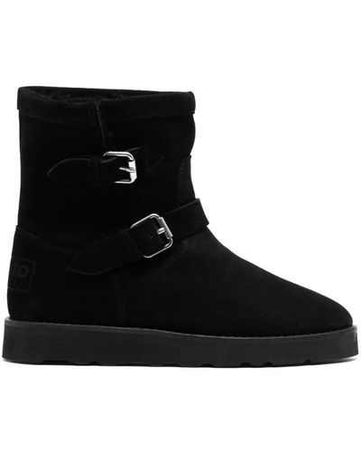 KENZO Ankle Boots - Black