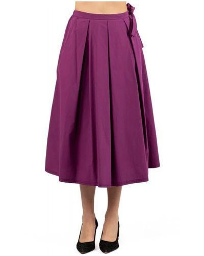 Weekend Midi Skirts - Purple