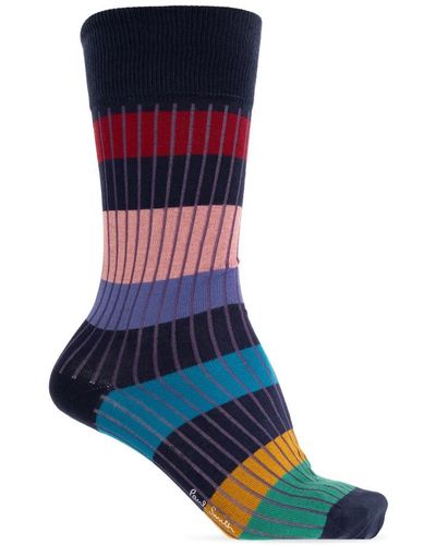 Paul Smith Calze di cotone - Blu