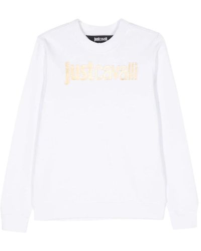 Just Cavalli Sweatshirts - White