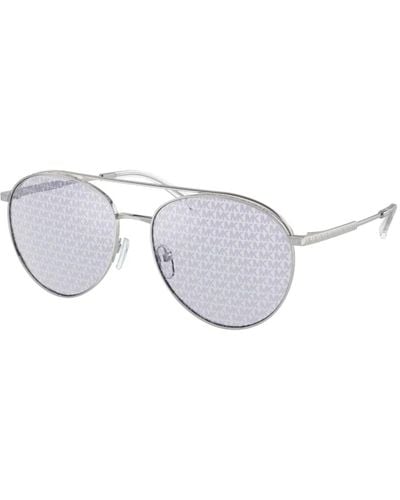 Michael Kors Stylische sonnenbrille für einen glamourösen look - Mettallic