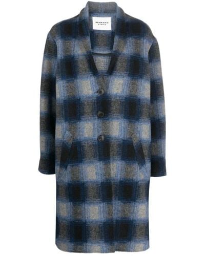 Isabel Marant Single-Breasted Coats - Blue