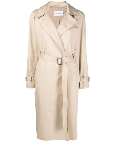 Calvin Klein Coats > trench coats - Neutre