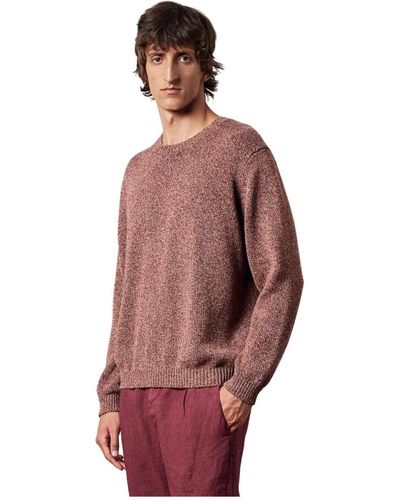 Massimo Alba Knitwear > round-neck knitwear - Rouge