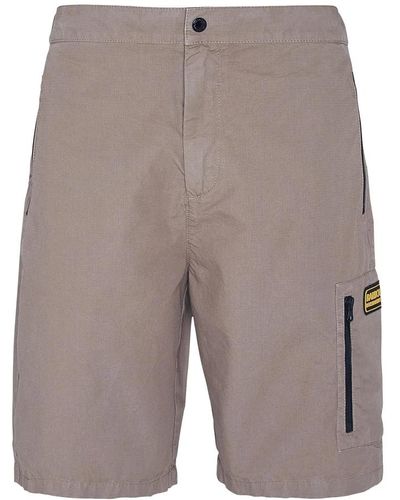 Barbour Utility shorts b.intl bolt - Grau