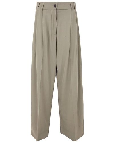 Studio Nicholson Trousers > straight trousers - Gris
