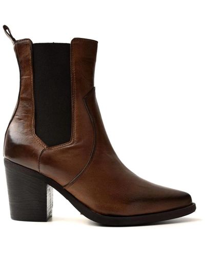 Zoe Shoes > boots > heeled boots - Marron