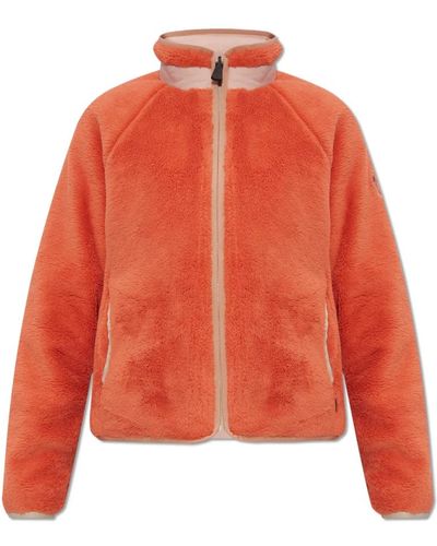 Moncler Jackets > faux fur & shearling jackets - Orange