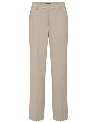 Bruuns Bazaar Trousers > straight trousers - Gris