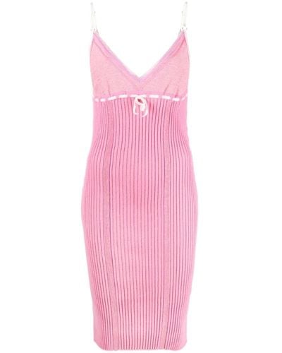Cormio Knitted Dresses - Pink