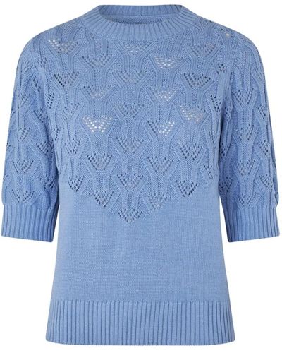 Lolly's Laundry Knitwear > round-neck knitwear - Bleu