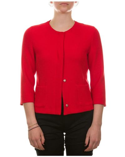 Marella Knitwear > cardigans - Rouge