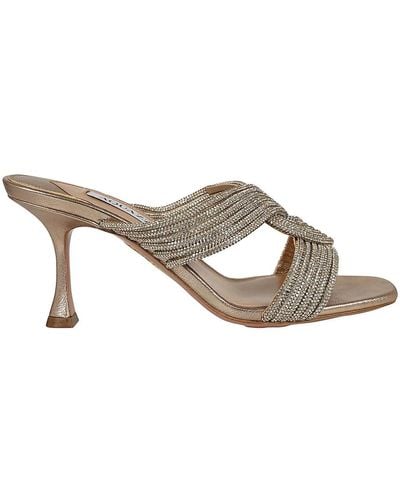 Aquazzura Shoes > heels > heeled mules - Gris