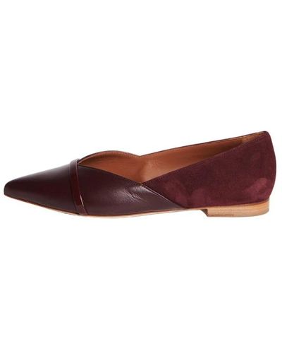 Malone Souliers Shoes > flats > ballerinas - Rouge