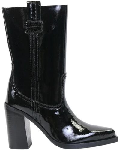 Bronx Heeled Boots - Black