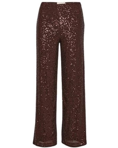 Part Two Wide Trousers - Brown