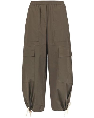 8pm Wide Trousers - Green