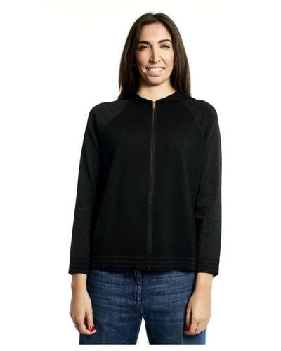 Marina Rinaldi Sweatshirts & hoodies > zip-throughs - Noir