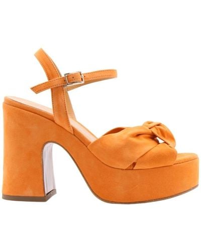 Cristian Daniel High Heel Sandals - Orange