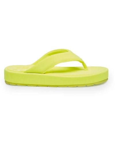 Bettina Vermillon Flip Flops & Sliders - Yellow