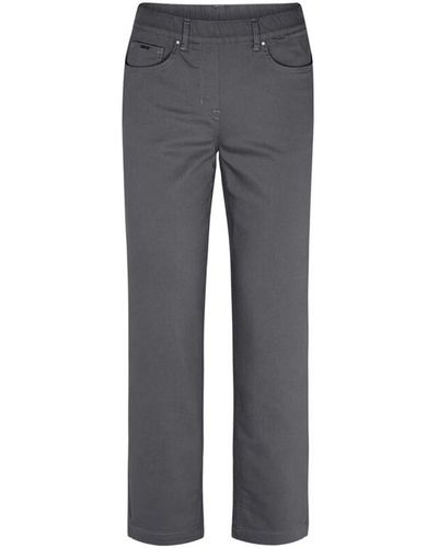 LauRie Slim-fit trousers - Grau