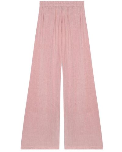 Cortana Trousers > wide trousers - Rose