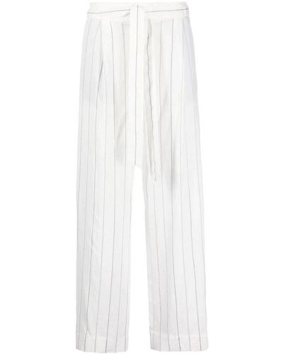 Vince Straight Trousers - White