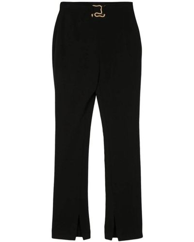 Just Cavalli Cropped Trousers - Black
