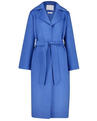 Rich & Royal Belted Coats - Blue