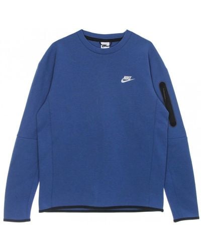 Nike Leichter crewneck sweatshirt - sportbekleidung tech fleece - Blau