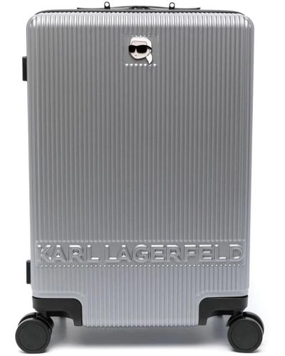 Karl Lagerfeld Suitcases > cabin bags - Gris