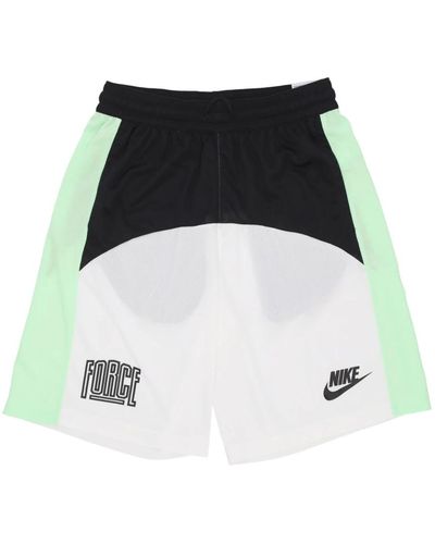 Nike Starting5 basketball shorts schwarz/weiß/grün