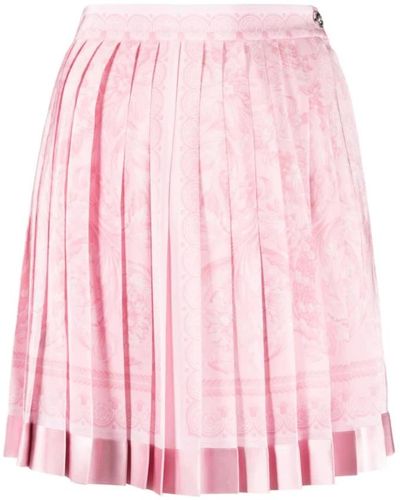 Versace Rosa röcke mit 3,5 cm absatz - Pink