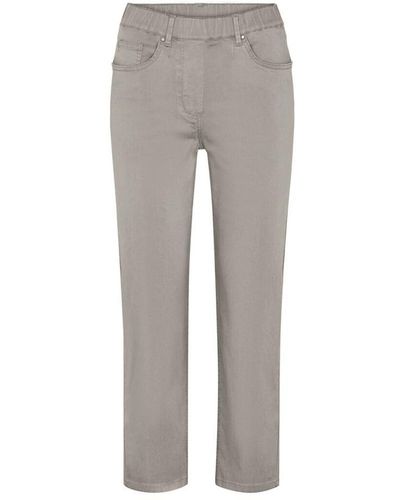 LauRie Cropped Trousers - Grey