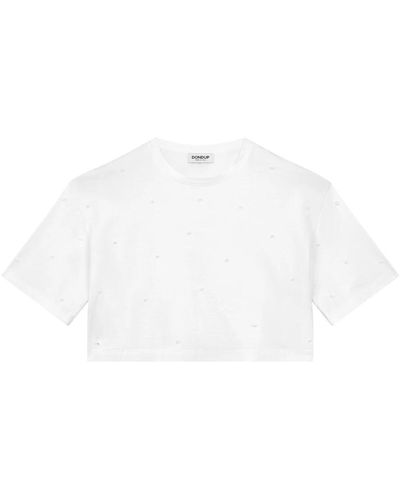 Dondup Weiße t-shirts und polos
