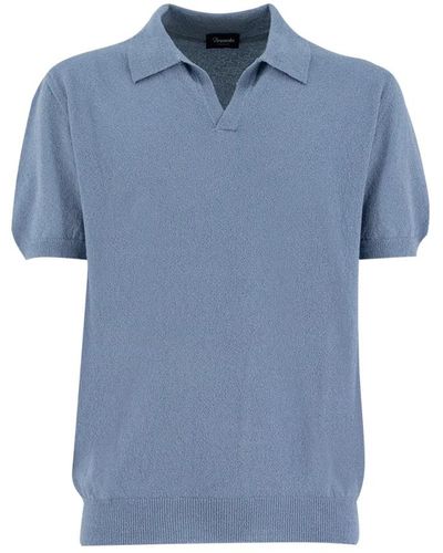Drumohr Tops > polo shirts - Bleu