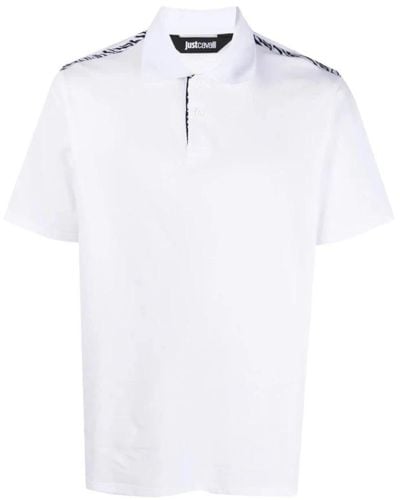 Just Cavalli Polo Shirts - White