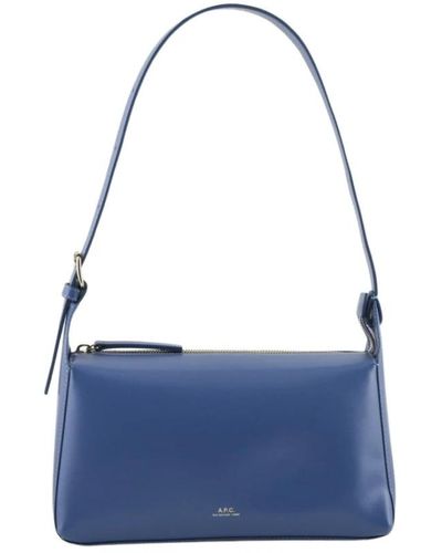 A.P.C. Shoulder Bags - Blue